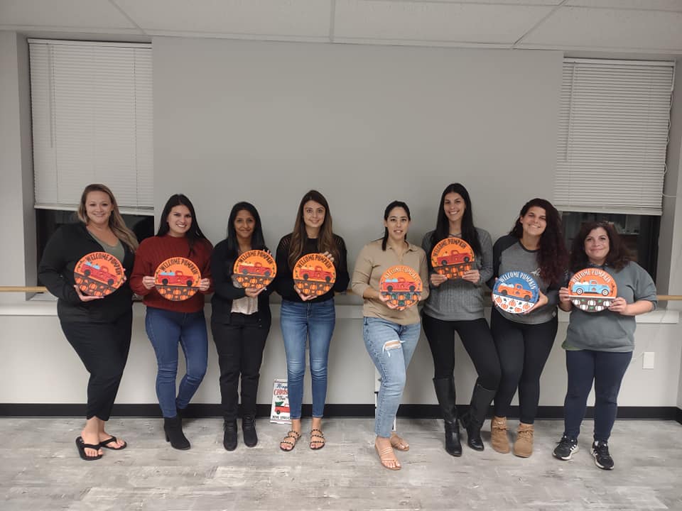 Happily Ever Farmhouse Paint Night Group shot 1