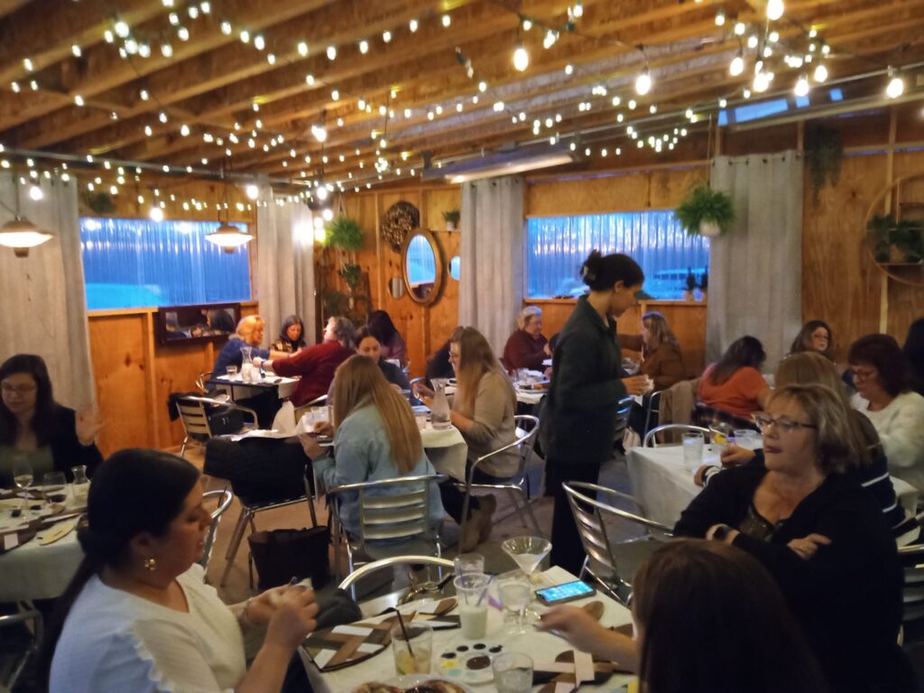 Happily Ever Farmhouse Paint Night Group shot 4